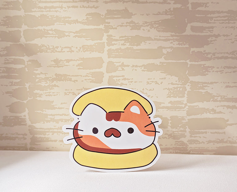 Cat Bun Sticker