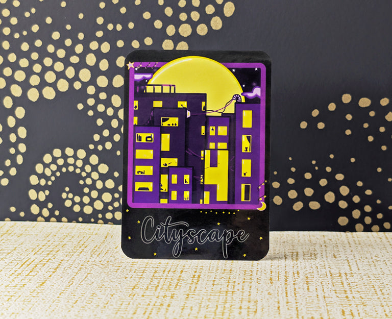 Cityscape Vignette Sticker