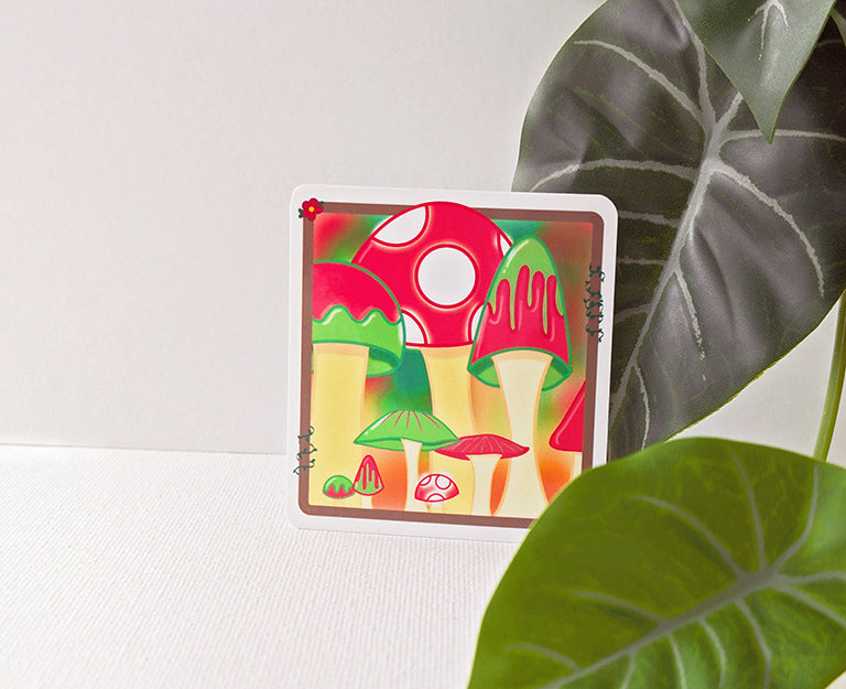 Fungi Forest Vignette Sticker