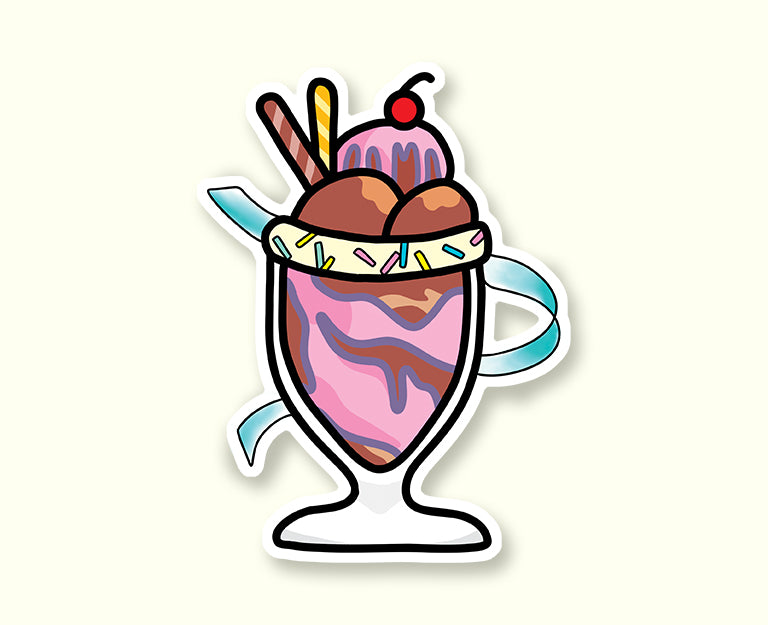 Ice Cream Dessert Sticker