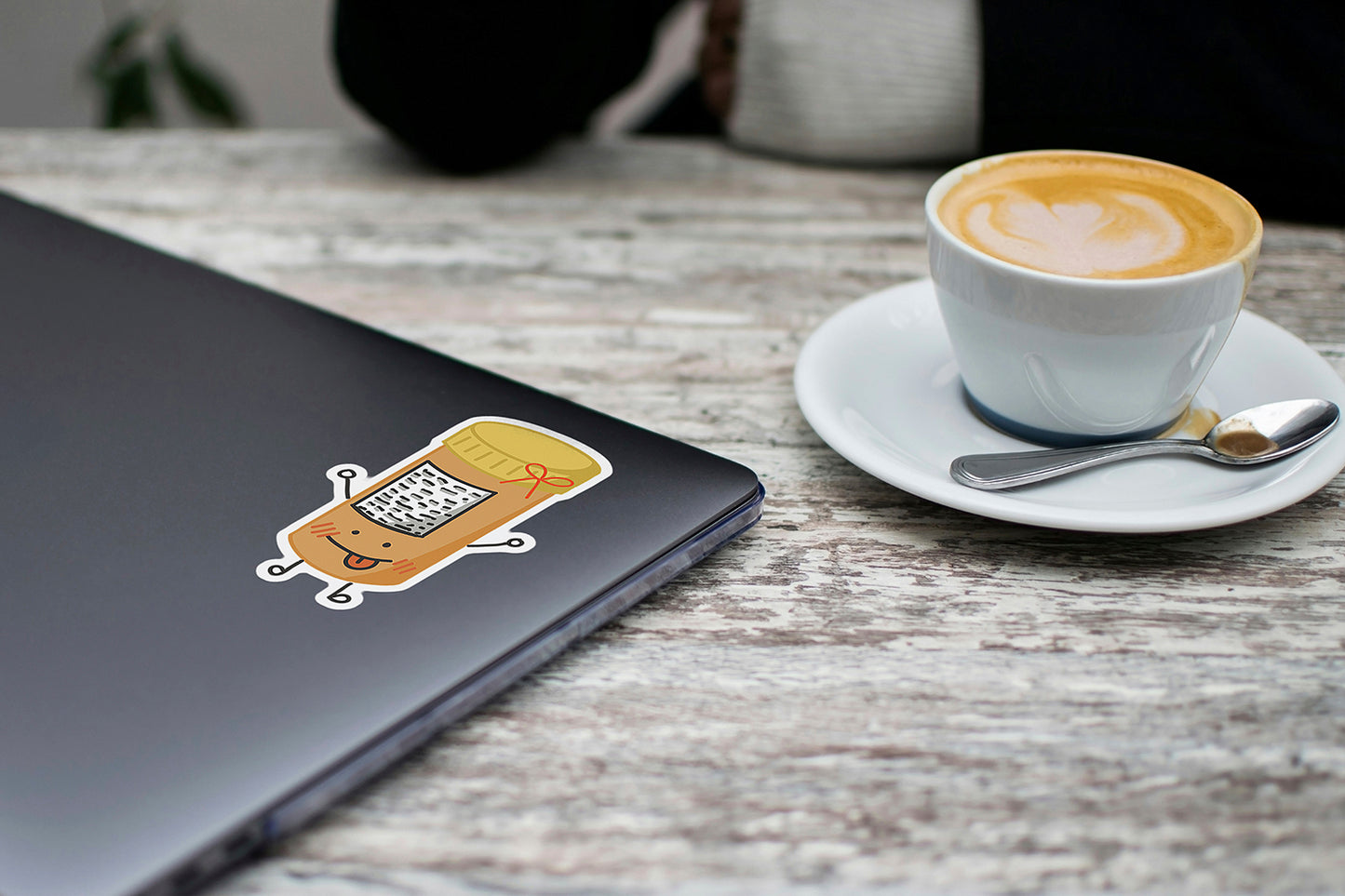 Blushing Cute Pill Bottle Sticker