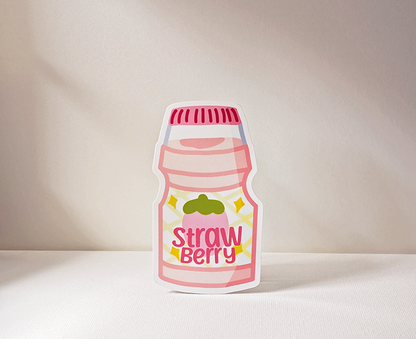Strawberry Flavoured Yakult Sticker