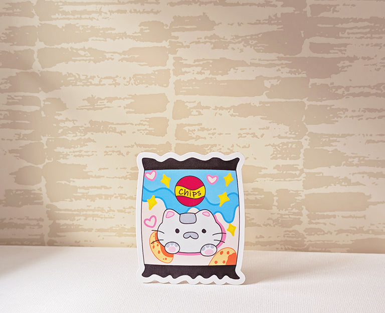 Cat Chips Sticker