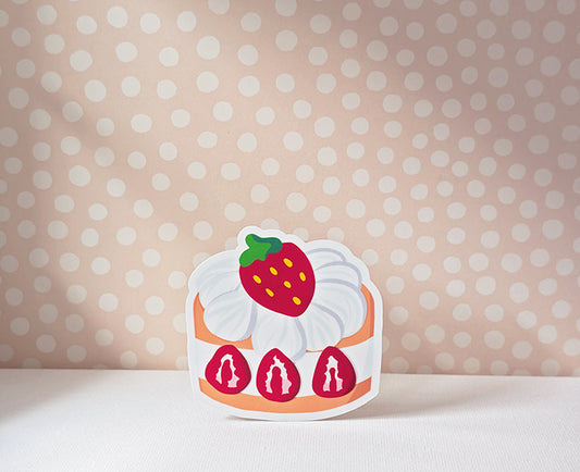 Mini Strawberry Shortcake Sticker