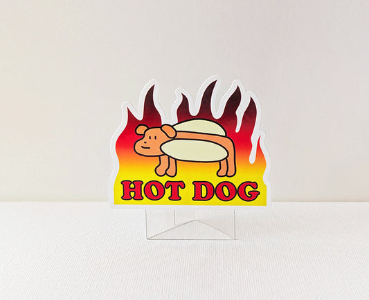 Flamin' Hot Dog Sticker