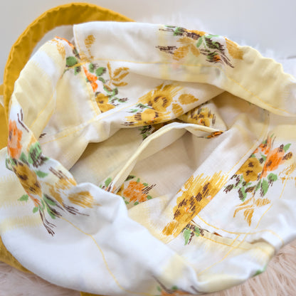 Sunny Yellow Fabric Purse