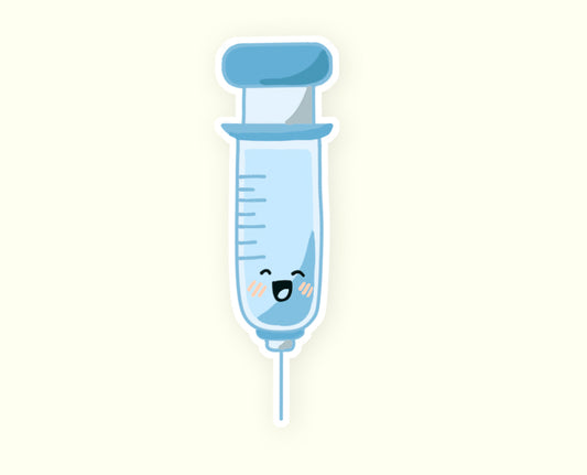 Cute Syringe Sticker