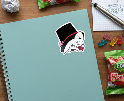 Oops The Magician Rabbit Sticker